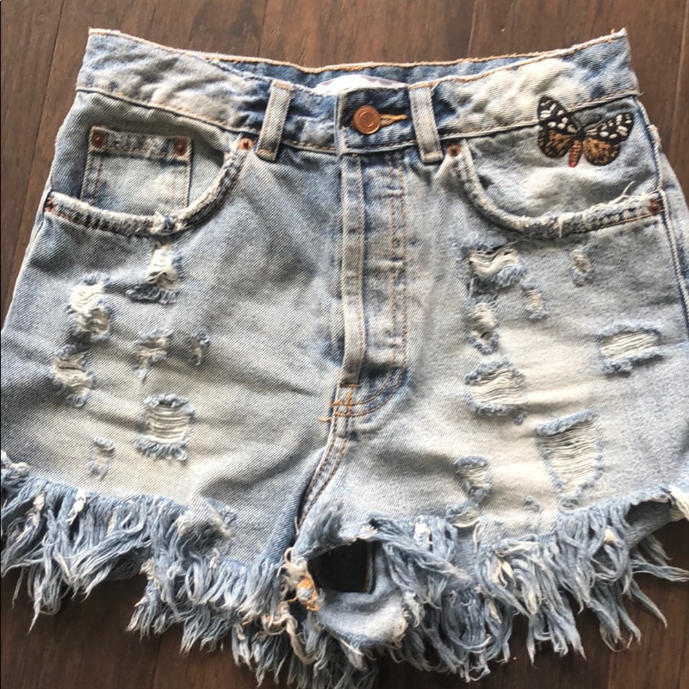 High waisted shorts